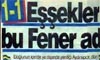 Fener adam olmaz !