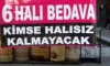 6 halı bedava 