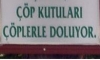 Çöp atmayın
