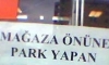 Park yapmayın
